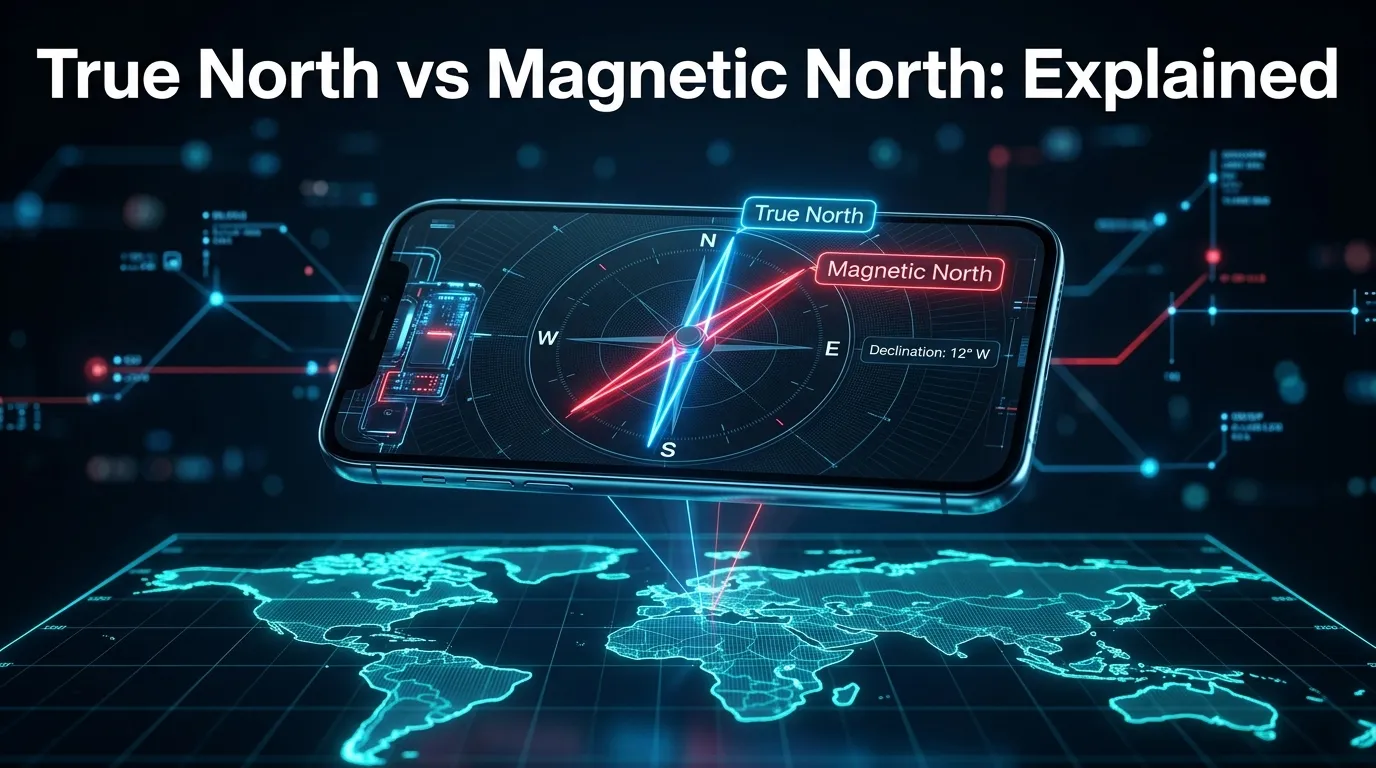 True North vs. Magnetic North: How Your Smartphone Compass Actually Works in 2026